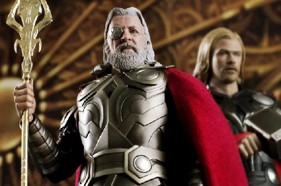 Odin and Thor action figure super hero
