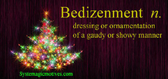 Graphic Definition of Bedizenment