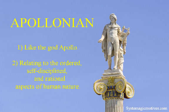 Graphic Definition of 'Apollonian'