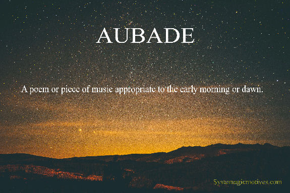 Graphic Definition of 'Aubade'