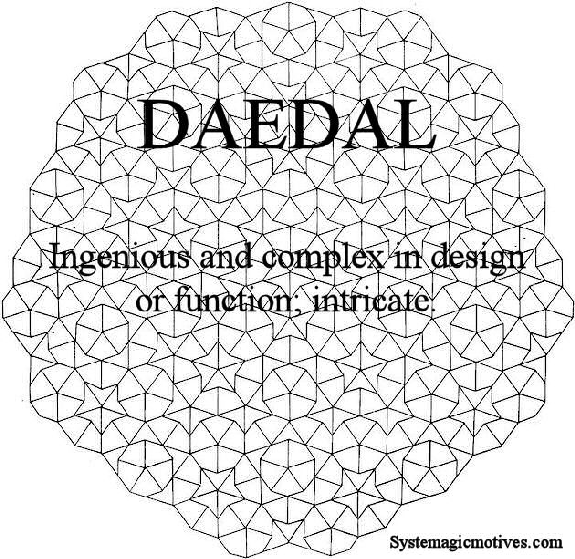 Graphic Definition of Daedal