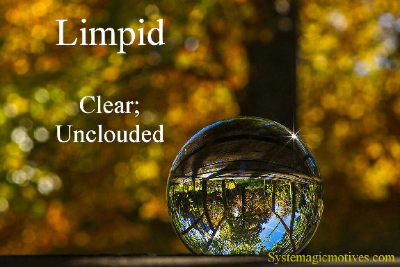 Graphic Definition of Limpid