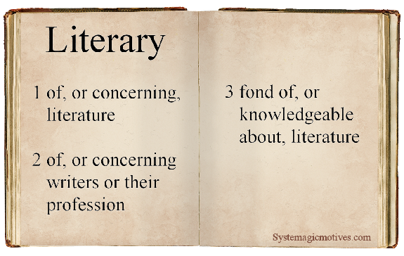 Graphic Definition of Literary