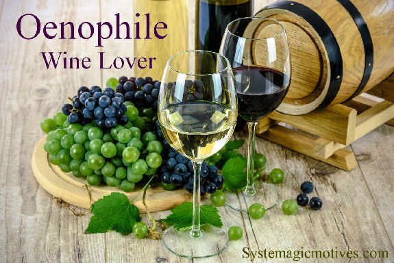 Graphic Definition of Oenophile