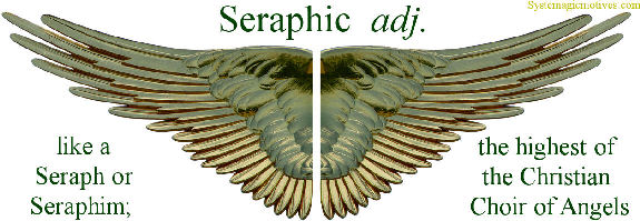 Graphic Definition of Seraphic