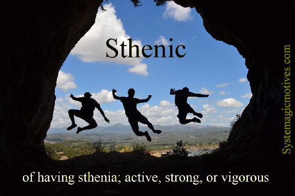 Graphic Definition of Sthenic