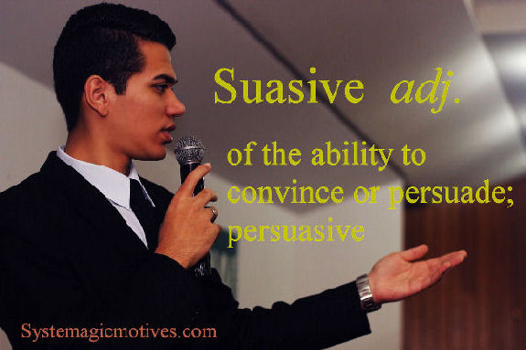 Graphic Definition of Suasive