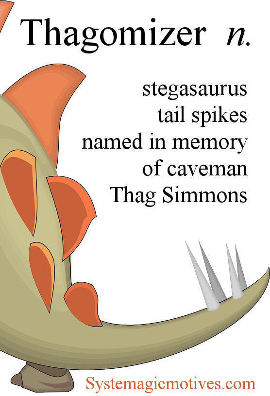 Graphic Definition of Thagomizer