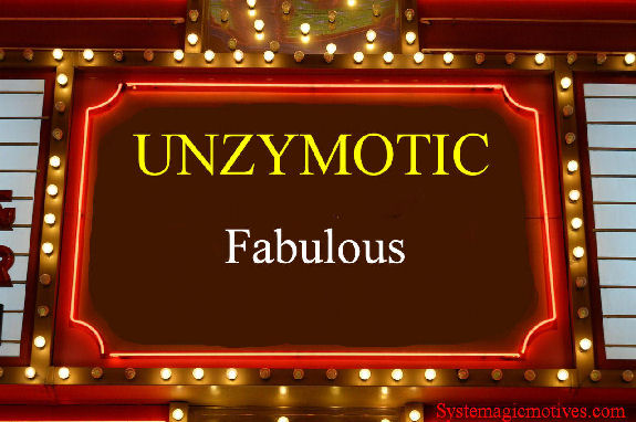 Graphic Definition of Unzymotic