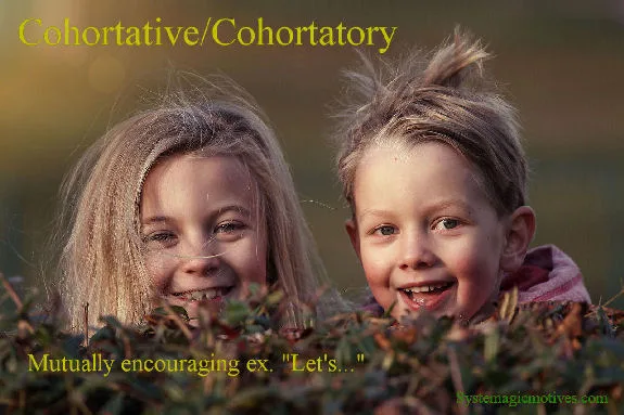 Graphic definition of Cohorative