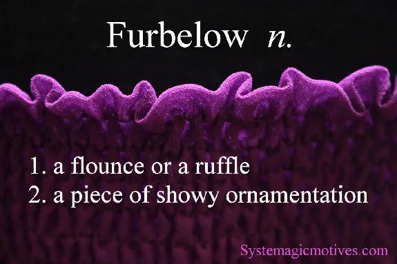 Graphic Definition of Furbelow
