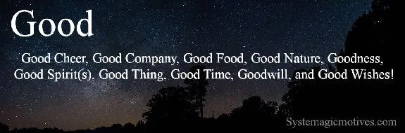 Graphic Definition of Good