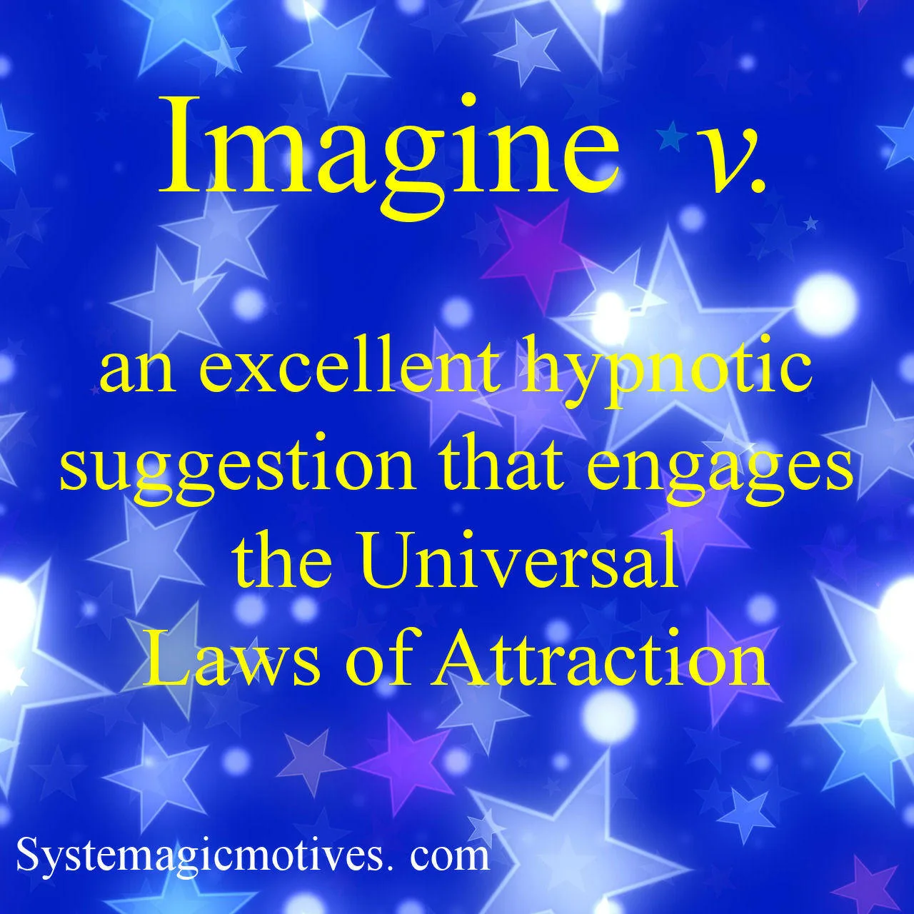 Graphic Definition of Imagine