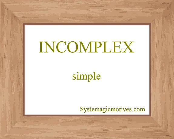 Graphic Definition of Incomplex