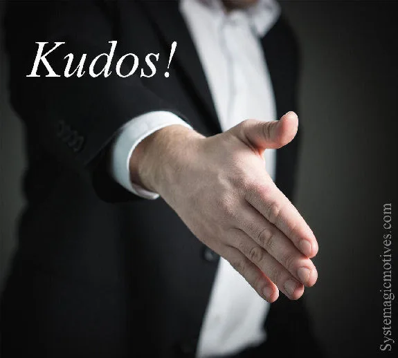 Graphic Definition of Kudos