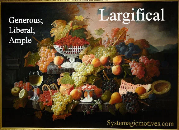 Graphic Definition of Largifical