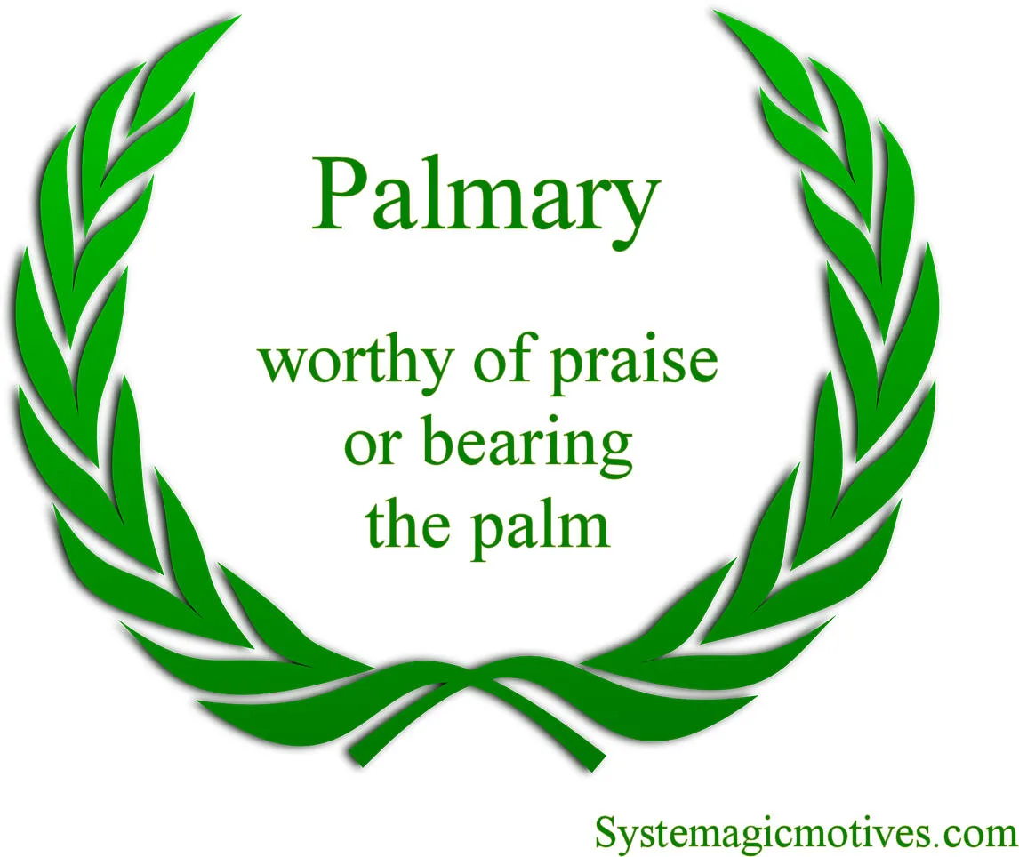 Graphic definition of Palmary