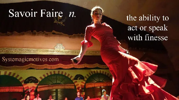 Graphic Definition of Savoir-Faire