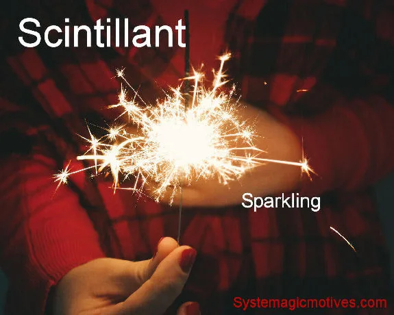 Graphic Definition of Scintillant