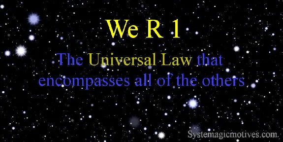 We Are One